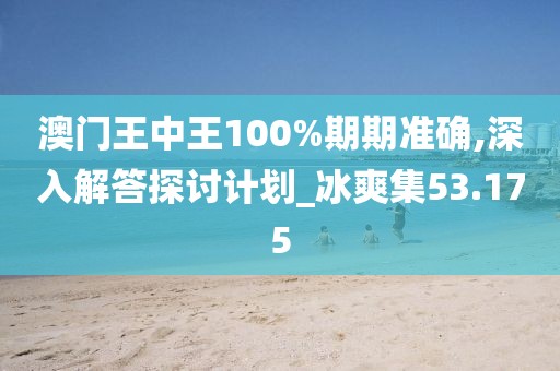 澳门王中王100%期期准确,深入解答探讨计划_冰爽集53.175