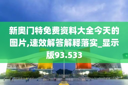 新奥门特免费资料大全今天的图片,速效解答解释落实_显示版93.533