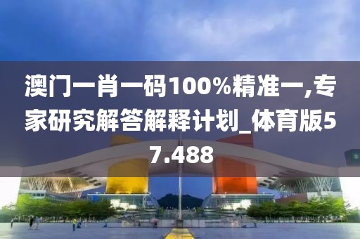 澳门一肖一码100%精准一,专家研究解答解释计划_体育版57.488