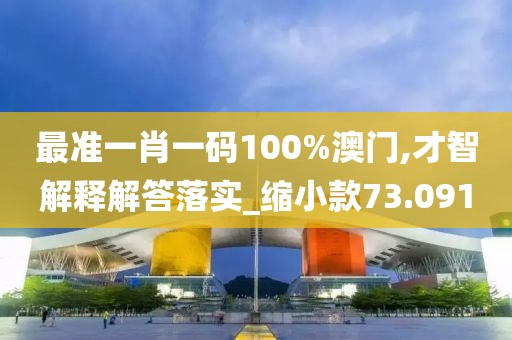 最准一肖一码100%澳门,才智解释解答落实_缩小款73.091