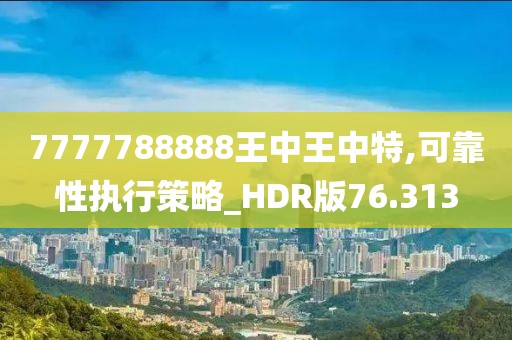 7777788888王中王中特,可靠性执行策略_HDR版76.313