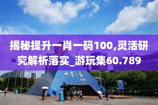 揭秘提升一肖一码100,灵活研究解析落实_游玩集60.789