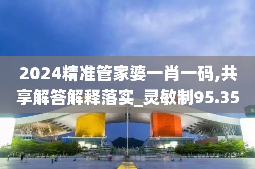 2024精准管家婆一肖一码,共享解答解释落实_灵敏制95.35