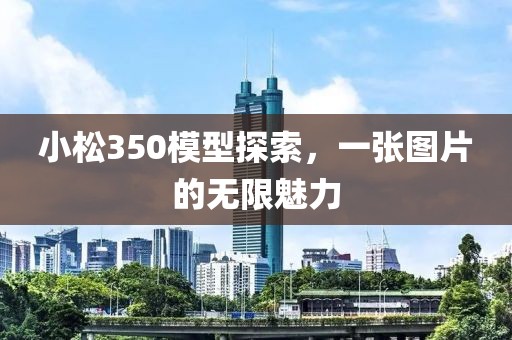 小松350模型探索，一张图片的无限魅力