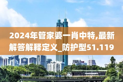 2024年管家婆一肖中特,最新解答解释定义_防护型51.119