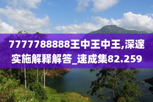 7777788888王中王中王,深邃实施解释解答_速成集82.259