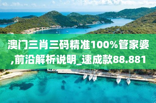 澳门三肖三码精准100%管家婆,前沿解析说明_速成款88.881