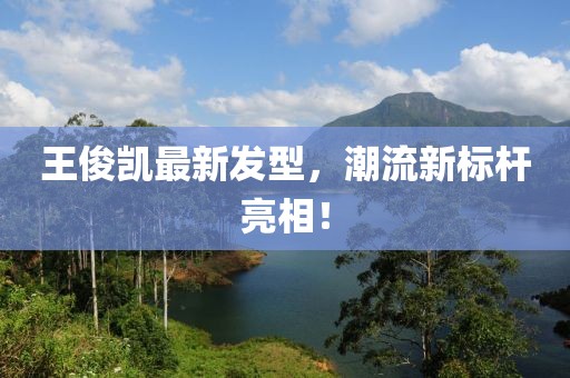 王俊凯最新发型，潮流新标杆亮相！