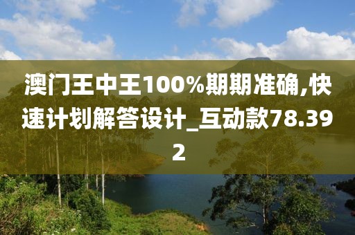 澳门王中王100%期期准确,快速计划解答设计_互动款78.392