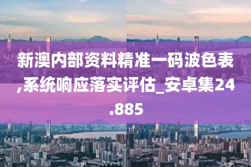 新澳内部资料精准一码波色表,系统响应落实评估_安卓集24.885