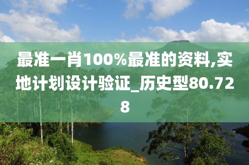 最准一肖100%最准的资料,实地计划设计验证_历史型80.728