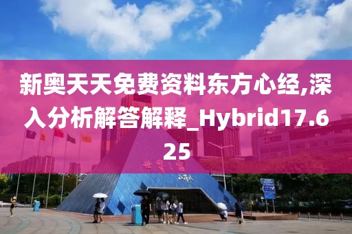 新奥天天免费资料东方心经,深入分析解答解释_Hybrid17.625