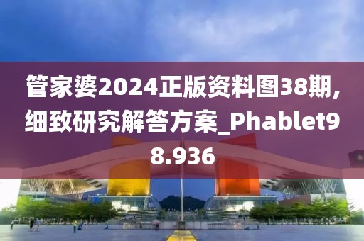 管家婆2024正版资料图38期,细致研究解答方案_Phablet98.936