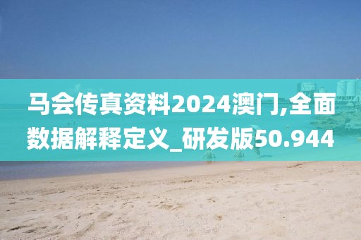 马会传真资料2024澳门,全面数据解释定义_研发版50.944