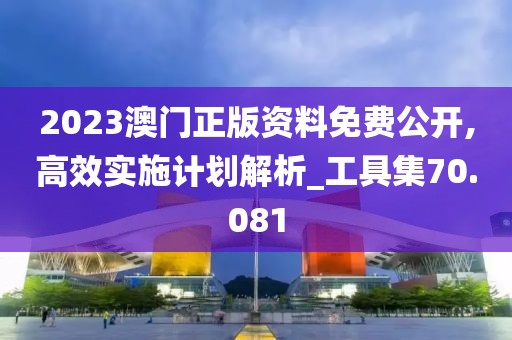 2023澳门正版资料免费公开,高效实施计划解析_工具集70.081