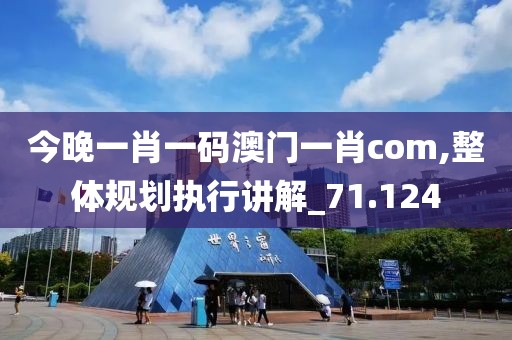 今晚一肖一码澳门一肖com,整体规划执行讲解_71.124