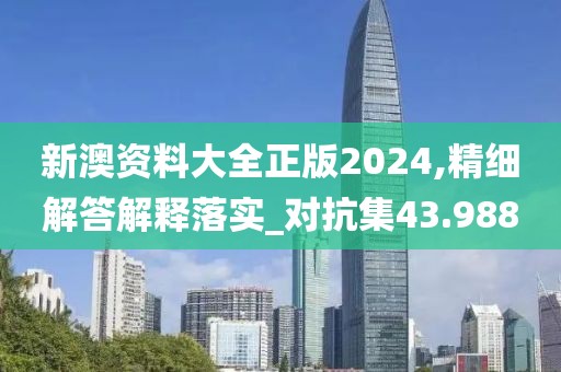 新澳资料大全正版2024,精细解答解释落实_对抗集43.988