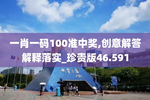 一肖一码100准中奖,创意解答解释落实_珍贵版46.591