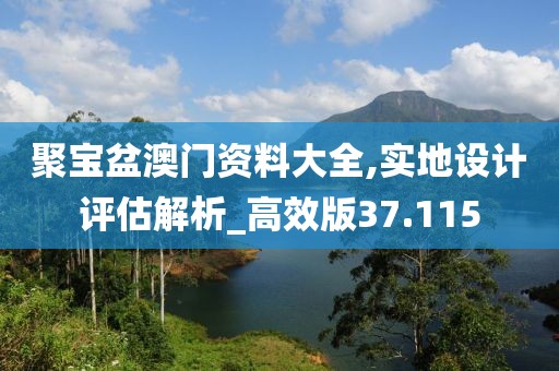 聚宝盆澳门资料大全,实地设计评估解析_高效版37.115