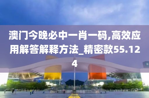 澳门今晚必中一肖一码,高效应用解答解释方法_精密款55.124