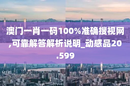 澳门一肖一码100%准确搜视网,可靠解答解析说明_动感品20.599