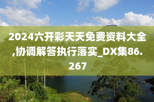 2024六开彩天天免费资料大全,协调解答执行落实_DX集86.267