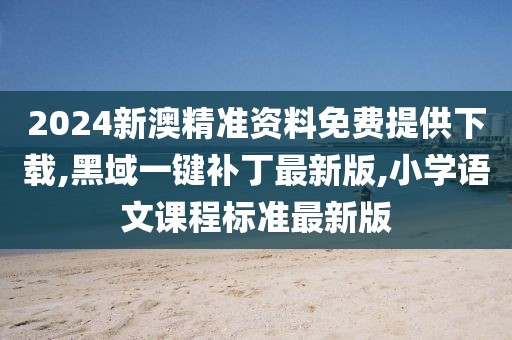 2024新澳精准资料免费提供下载,黑域一键补丁最新版,小学语文课程标准最新版