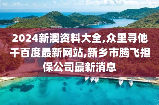 2024新澳资料大全,众里寻他千百度最新网站,新乡市腾飞担保公司最新消息