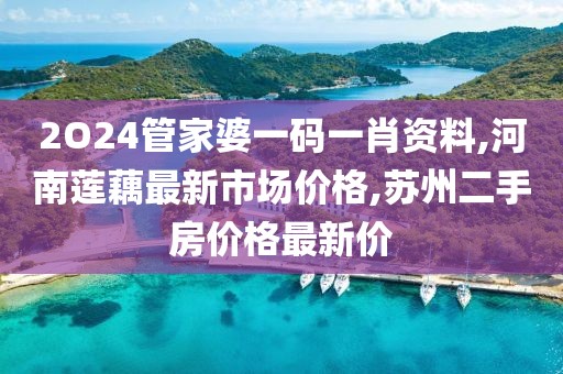 2O24管家婆一码一肖资料,河南莲藕最新市场价格,苏州二手房价格最新价