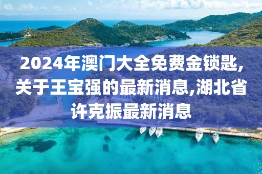 2024年澳门大全免费金锁匙,关于王宝强的最新消息,湖北省许克振最新消息