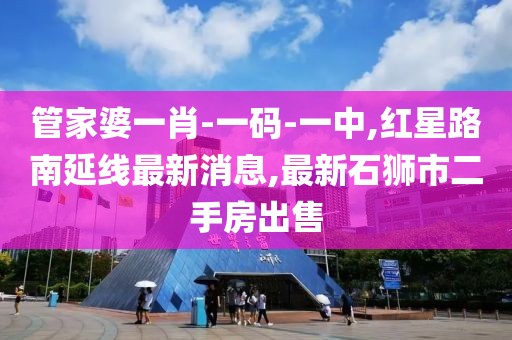 管家婆一肖-一码-一中,红星路南延线最新消息,最新石狮市二手房出售