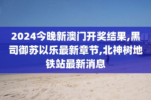 2024今晚新澳门开奖结果,黑司御苏以乐最新章节,北神树地铁站最新消息