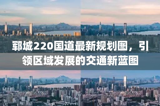 郓城220国道最新规划图，引领区域发展的交通新蓝图