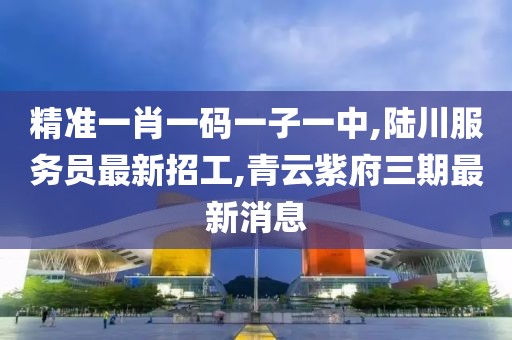 精准一肖一码一子一中,陆川服务员最新招工,青云紫府三期最新消息