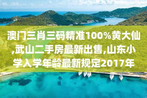 澳门三肖三码精准100%黄大仙,武山二手房最新出售,山东小学入学年龄最新规定2017年