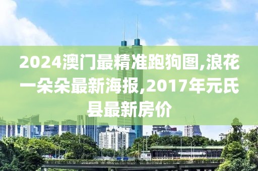 2024澳门最精准跑狗图,浪花一朵朵最新海报,2017年元氏县最新房价