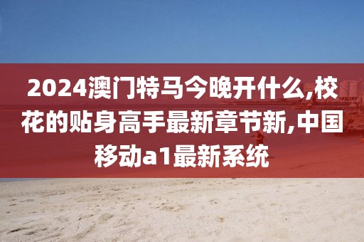 2024澳门特马今晚开什么,校花的贴身高手最新章节新,中国移动a1最新系统