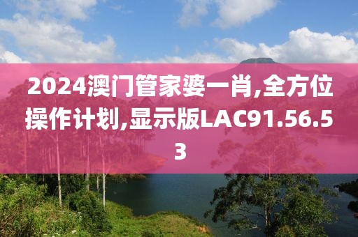 2024澳门管家婆一肖,全方位操作计划,显示版LAC91.56.53