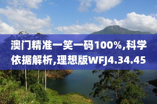 澳门精准一笑一码100%,科学依据解析,理想版WFJ4.34.45