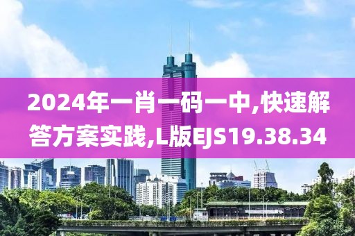 2024年一肖一码一中,快速解答方案实践,L版EJS19.38.34