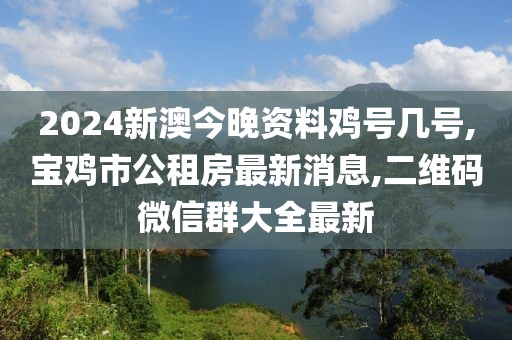 2024新澳今晚资料鸡号几号,宝鸡市公租房最新消息,二维码微信群大全最新