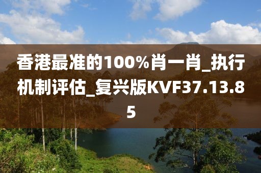 香港最准的100%肖一肖_执行机制评估_复兴版KVF37.13.85