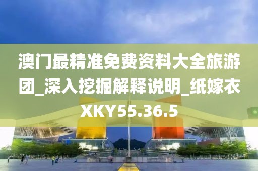 澳门最精准免费资料大全旅游团_深入挖掘解释说明_纸嫁衣XKY55.36.5