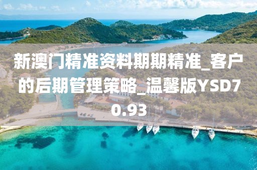 新澳门精准资料期期精准_客户的后期管理策略_温馨版YSD70.93