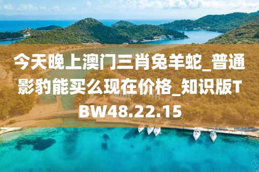 今天晚上澳门三肖兔羊蛇_普通影豹能买么现在价格_知识版TBW48.22.15