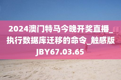 2024澳门特马今晚开奖直播_执行数据库迁移的命令_触感版JBY67.03.65