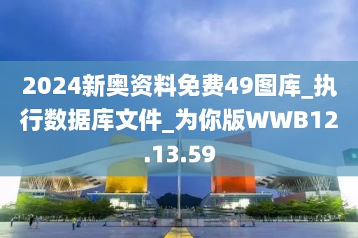 2024新奥资料免费49图库_执行数据库文件_为你版WWB12.13.59