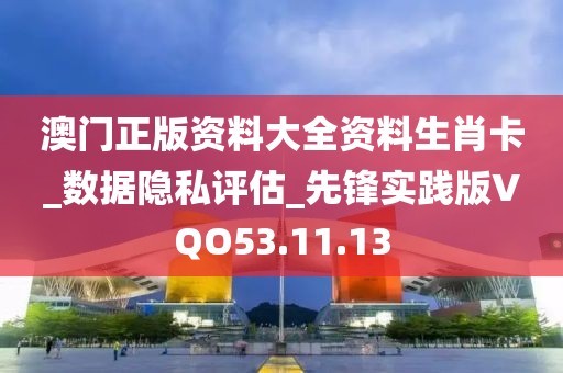 澳门正版资料大全资料生肖卡_数据隐私评估_先锋实践版VQO53.11.13