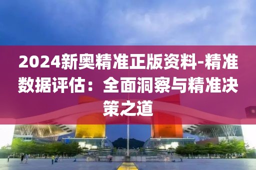 2024新奥精准正版资料-精准数据评估：全面洞察与精准决策之道