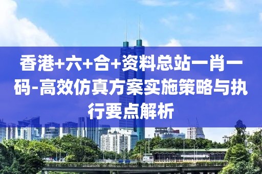 香港+六+合+资料总站一肖一码-高效仿真方案实施策略与执行要点解析